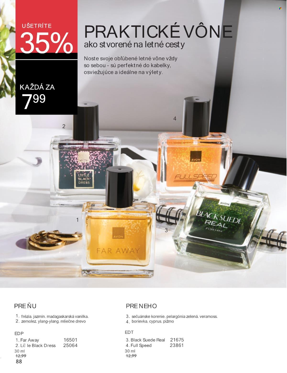 Leták Avon - 1.8.2025 - 31.8.2025. Strana 88