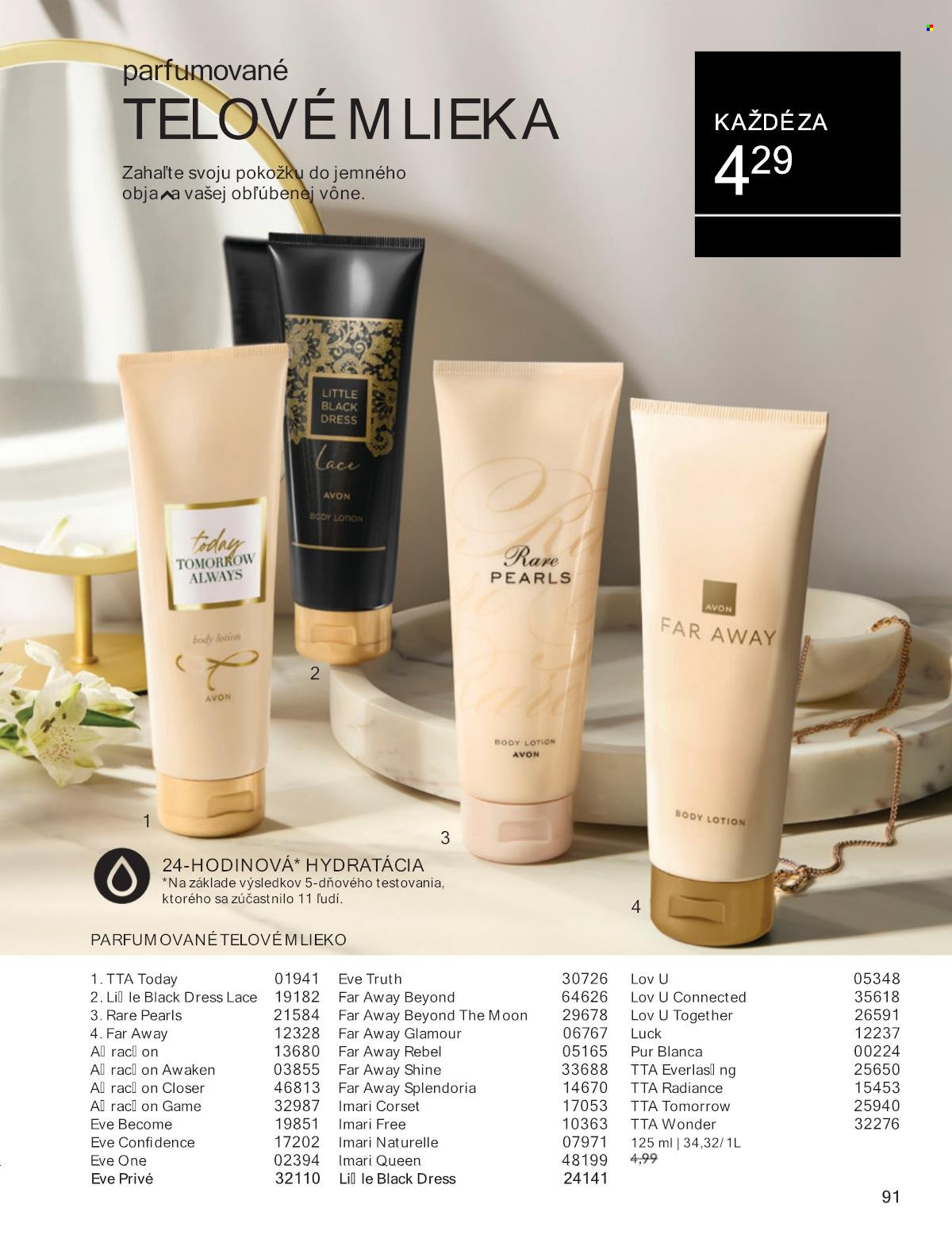 Leták Avon - 1.8.2025 - 31.8.2025. Strana 91