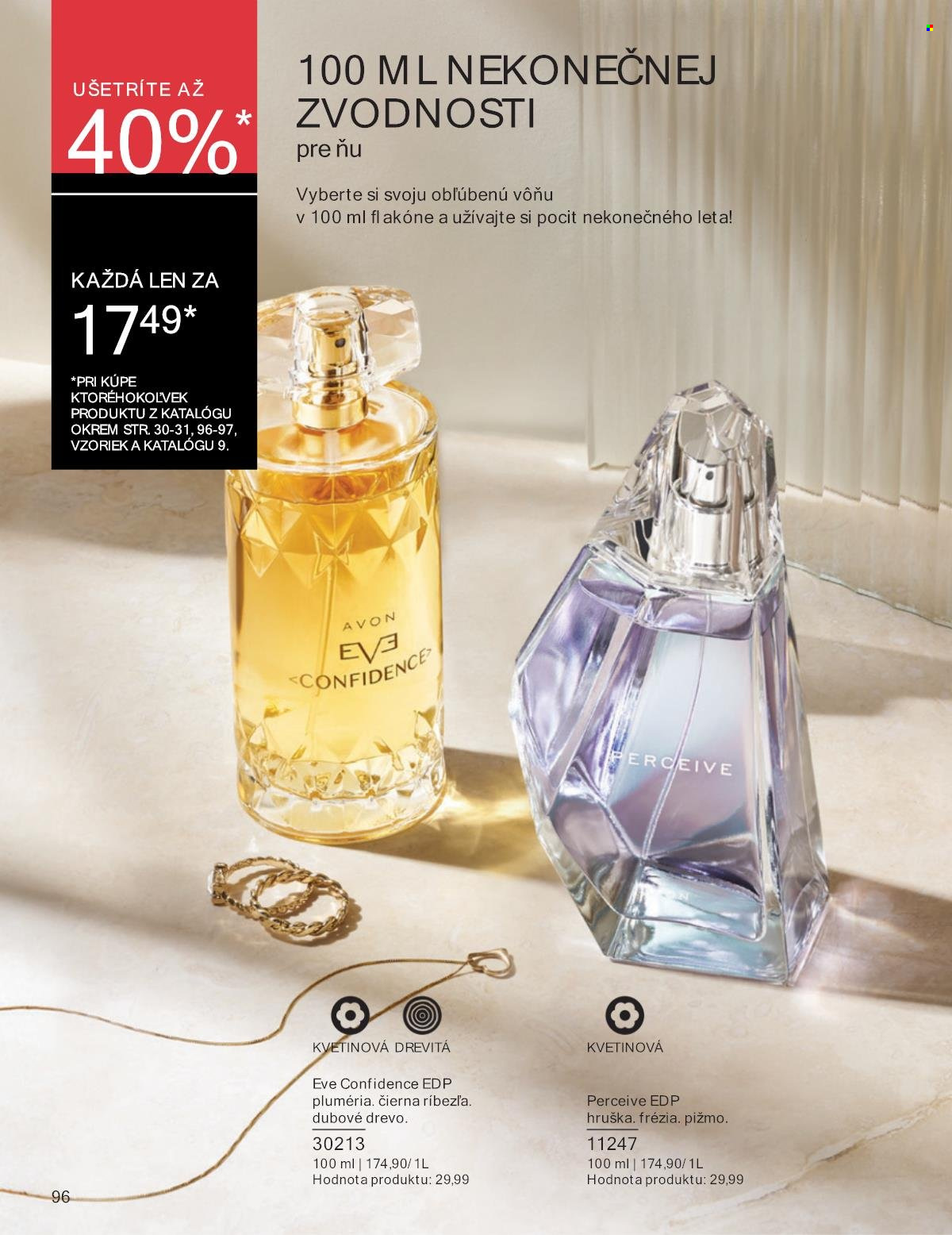 Leták Avon - 1.8.2025 - 31.8.2025. Strana 96