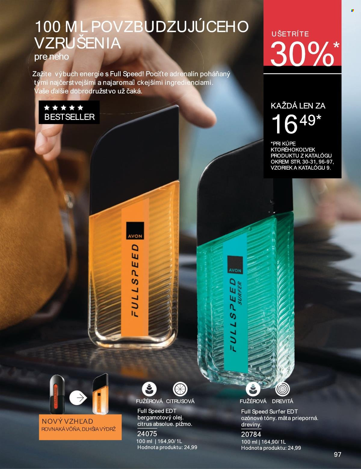 Leták Avon - 1.8.2025 - 31.8.2025. Strana 97