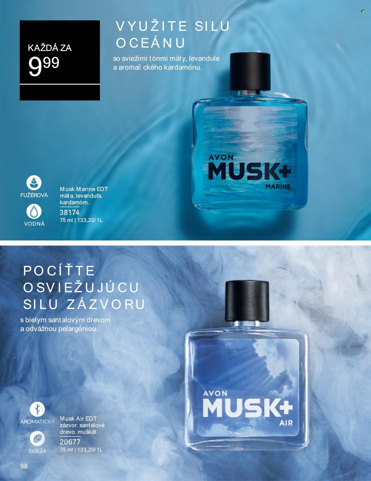 Leták Avon - 1.8.2025 - 31.8.2025. Strana 98