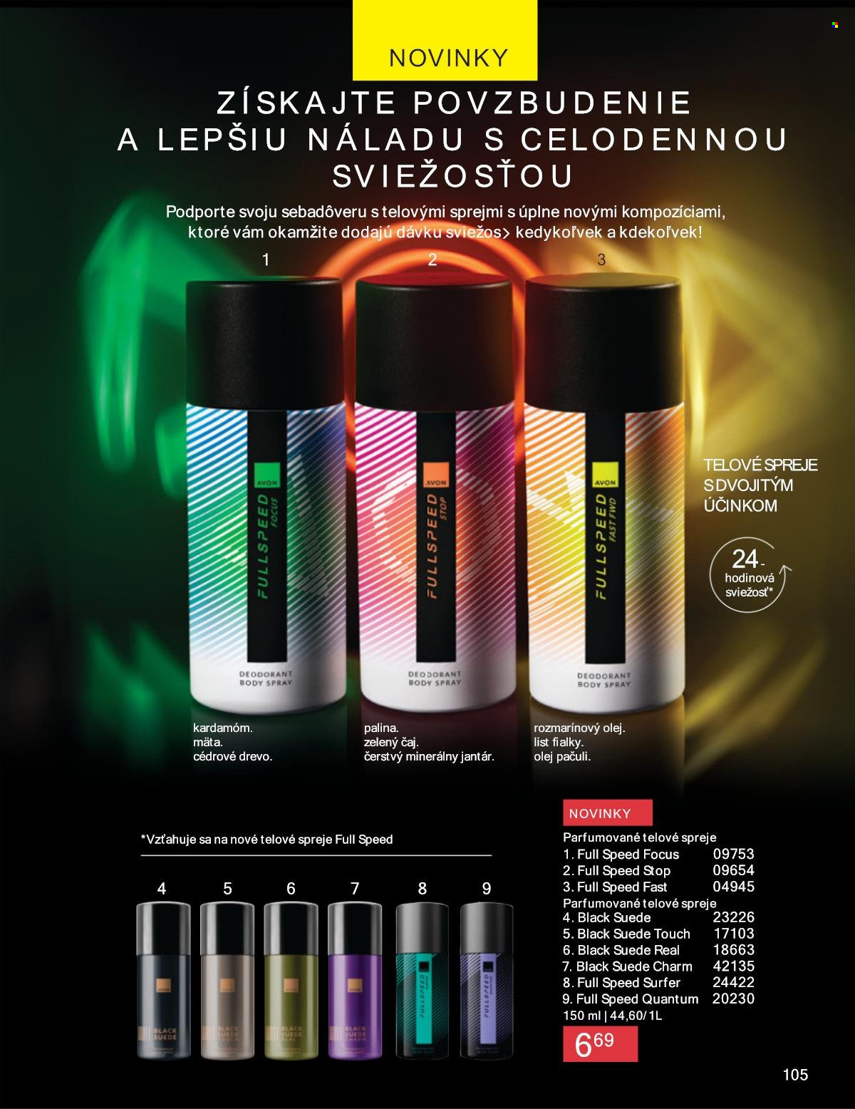 Leták Avon - 1.8.2025 - 31.8.2025. Strana 105