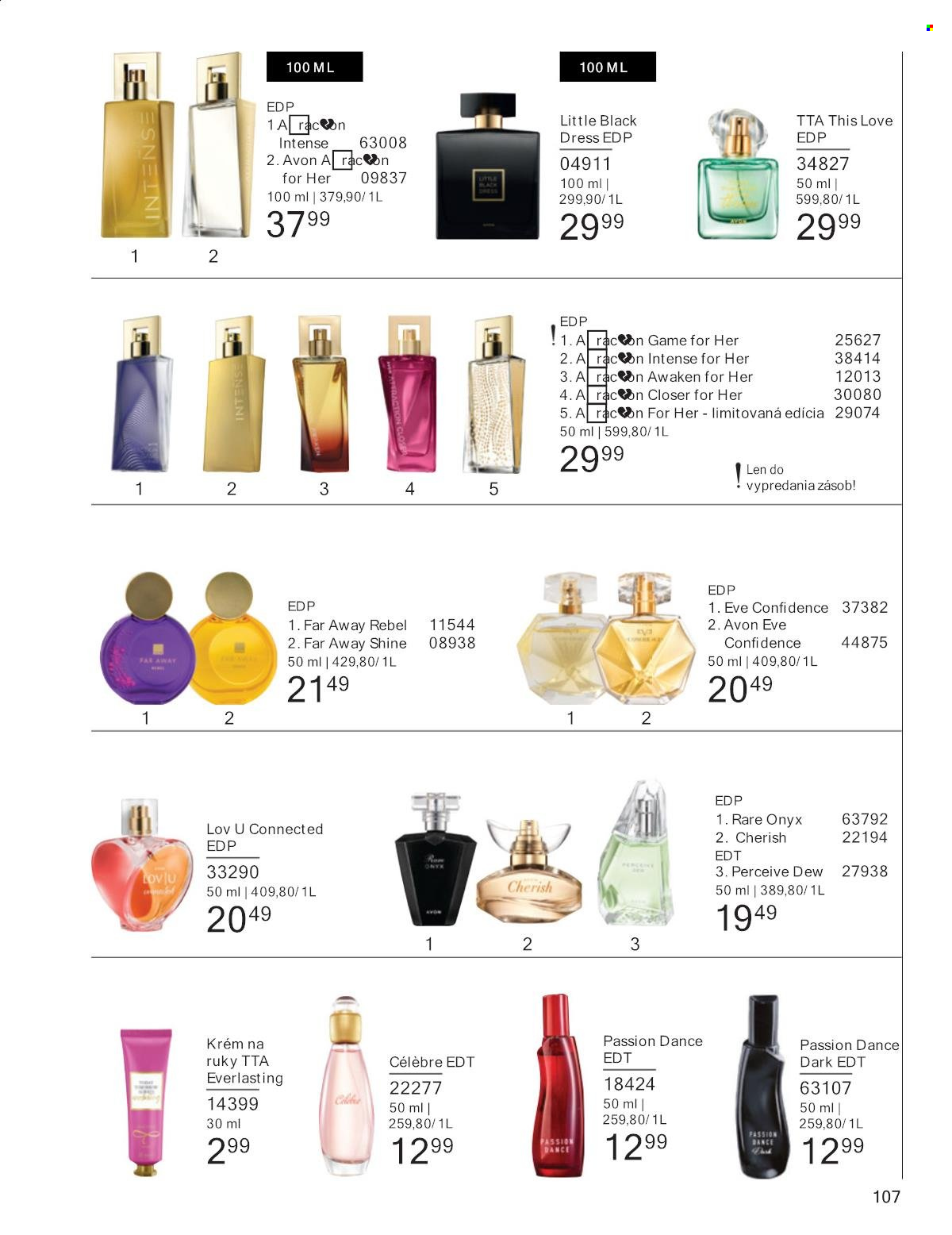Leták Avon - 1.8.2025 - 31.8.2025. Strana 107