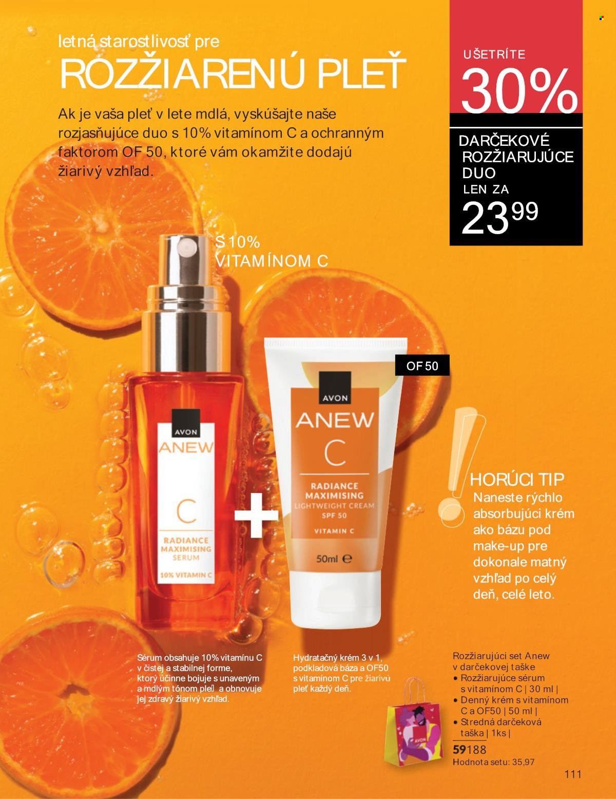 Leták Avon - 1.8.2025 - 31.8.2025. Strana 111