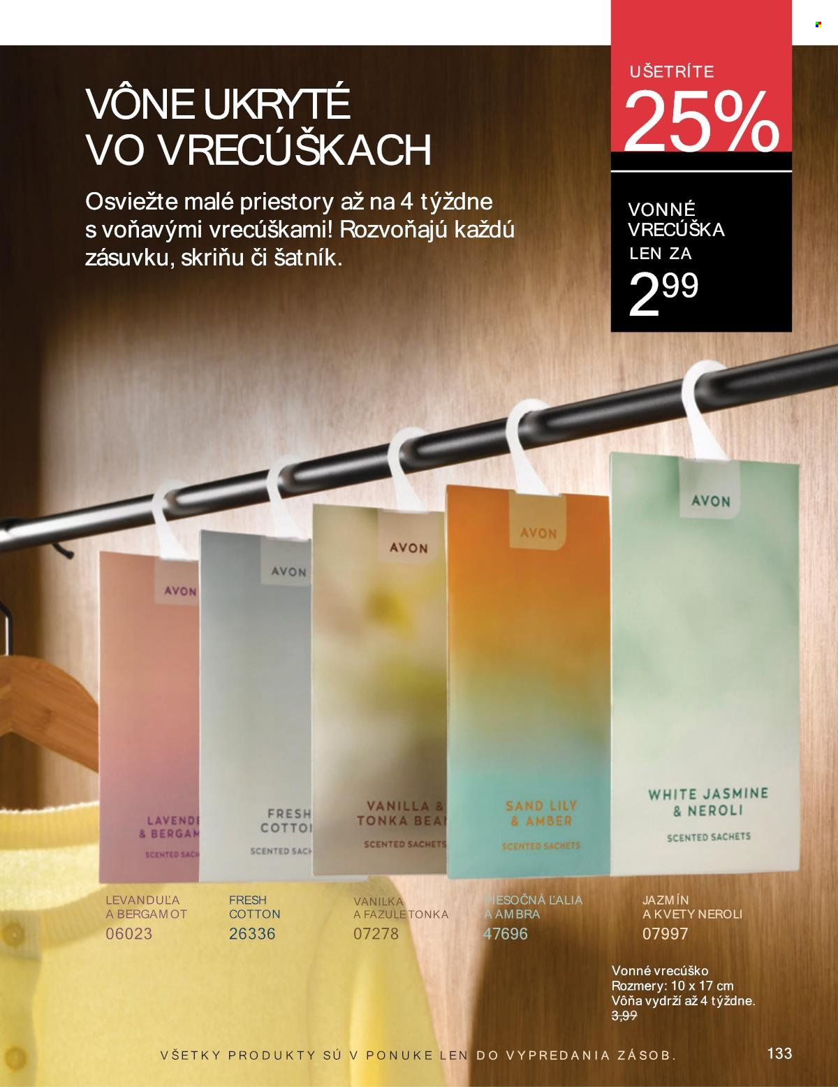 Leták Avon - 1.8.2025 - 31.8.2025. Strana 133