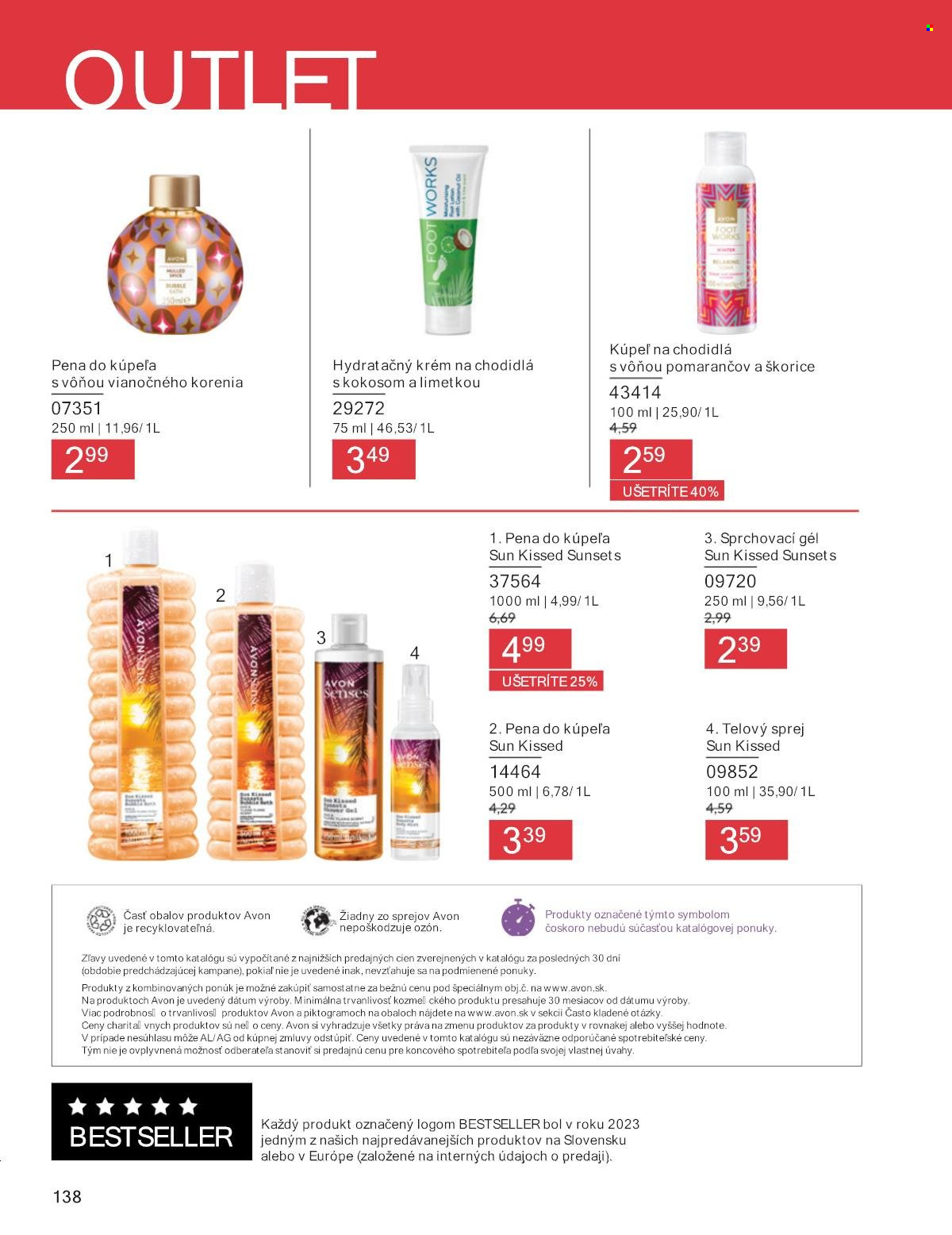 Leták Avon - 1.8.2025 - 31.8.2025. Strana 138
