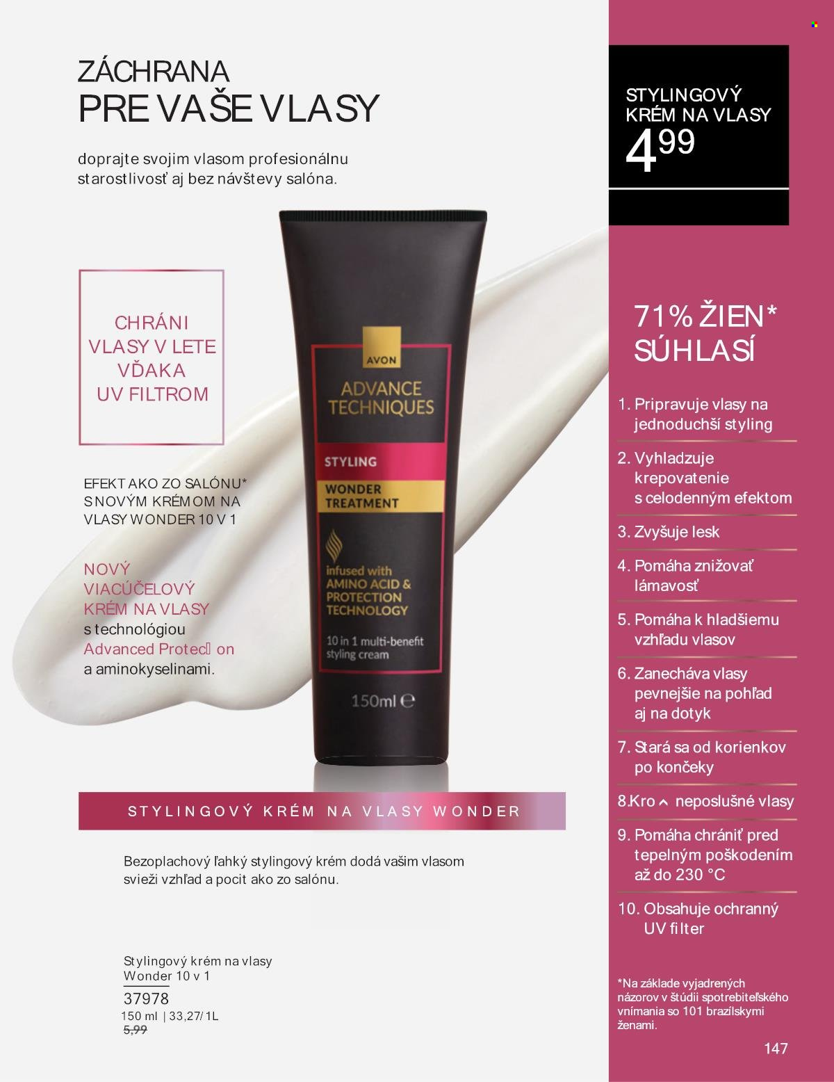 Leták Avon - 1.8.2025 - 31.8.2025. Strana 147