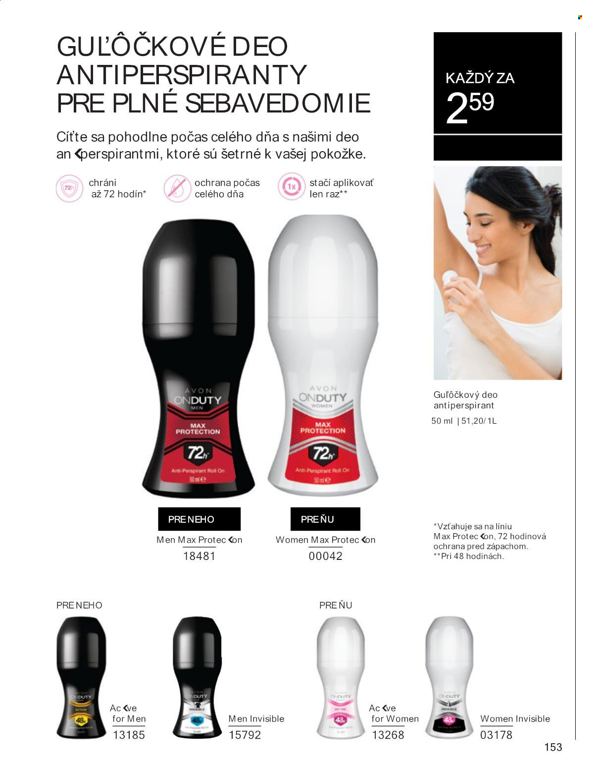 Leták Avon - 1.8.2025 - 31.8.2025. Strana 153