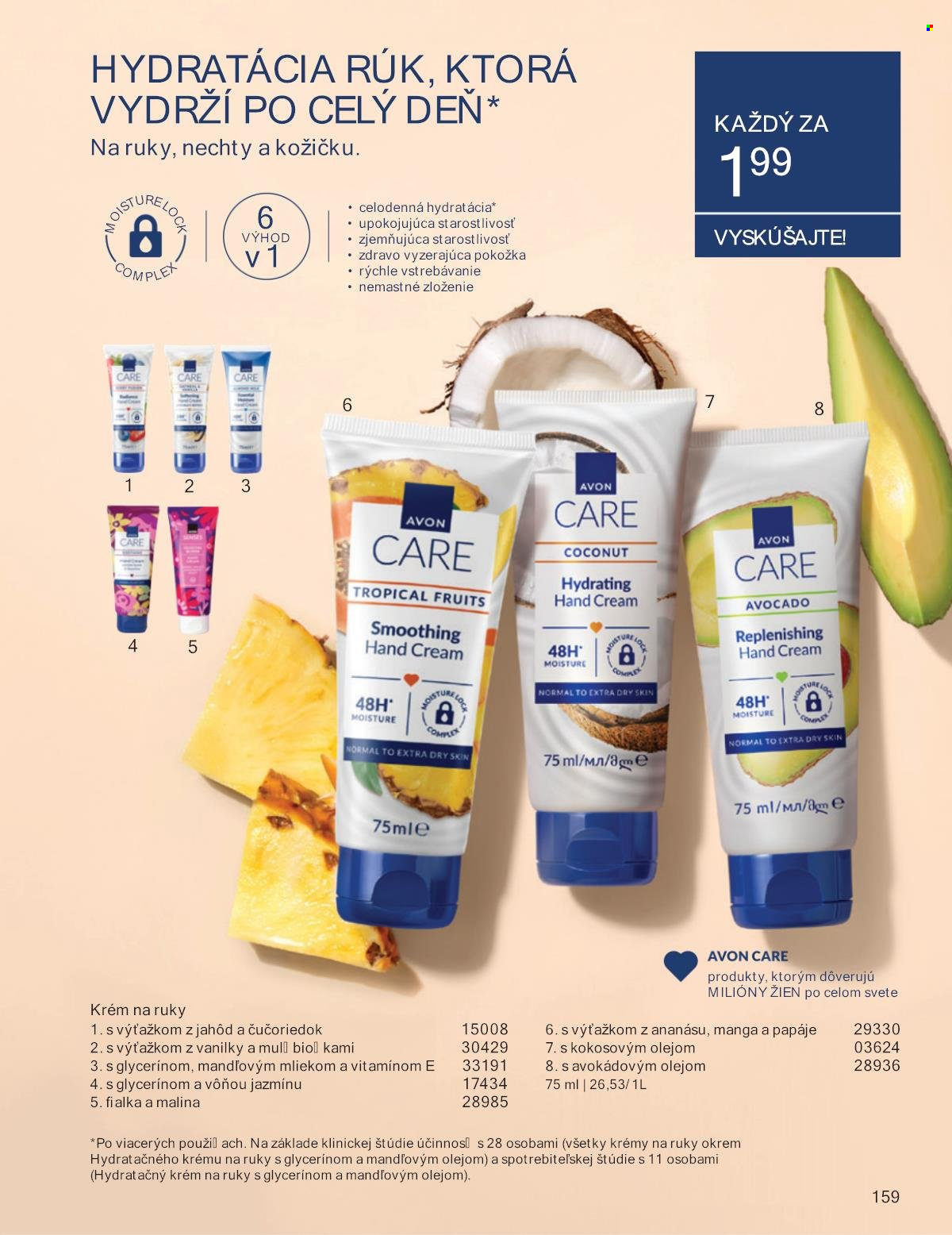 Leták Avon - 1.8.2025 - 31.8.2025. Strana 159