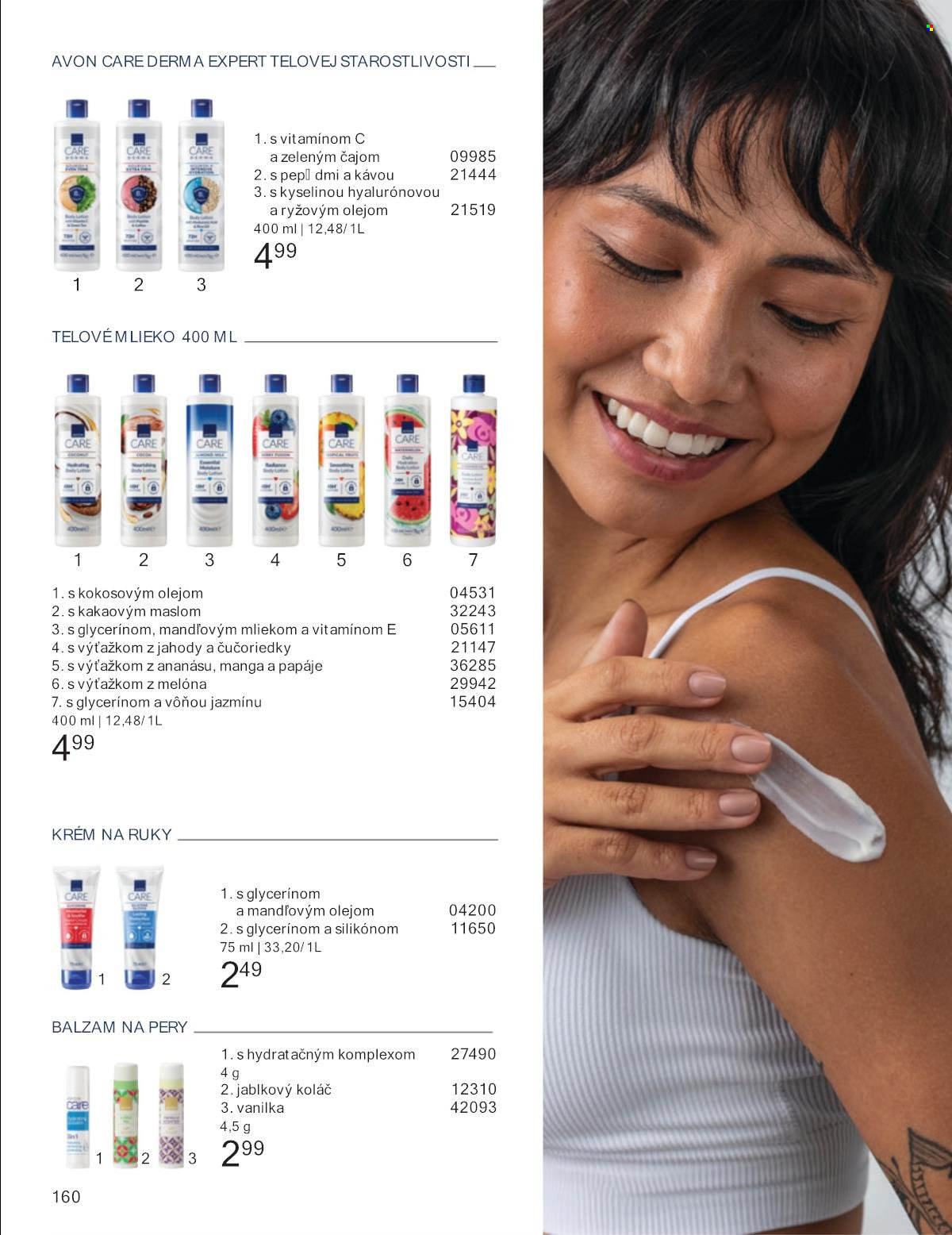 Leták Avon - 1.8.2025 - 31.8.2025. Strana 160