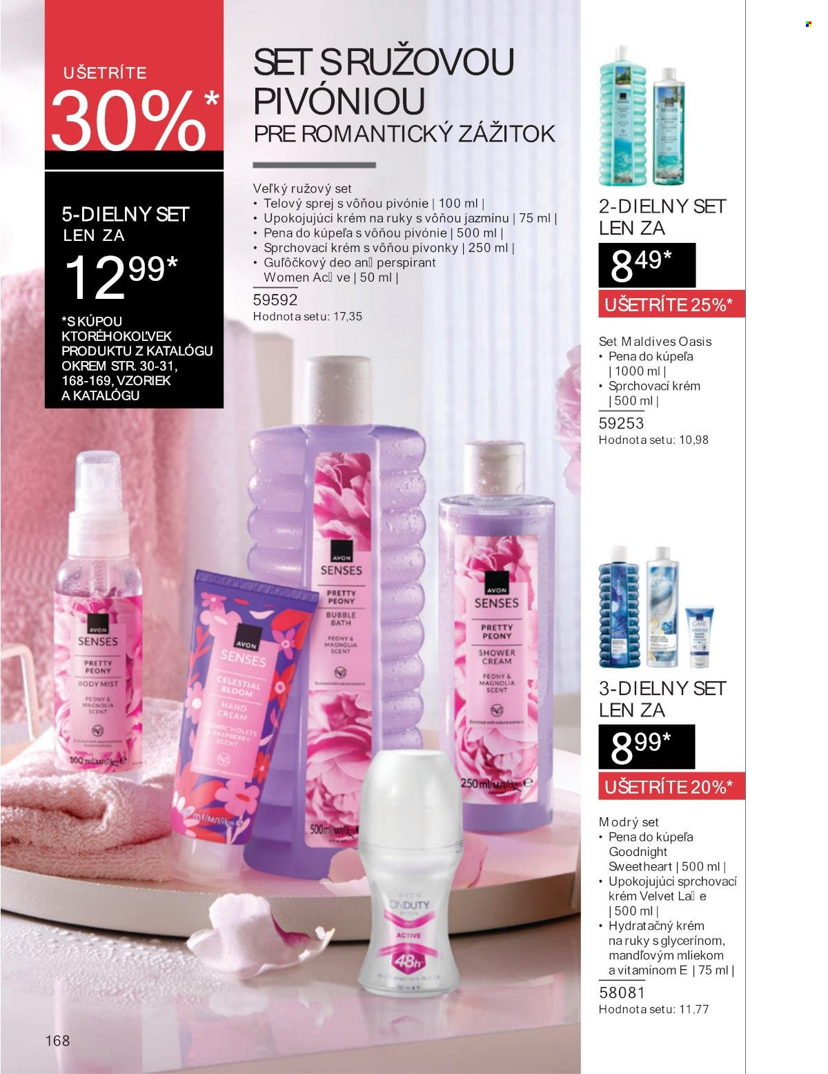 Leták Avon - 1.8.2025 - 31.8.2025. Strana 168