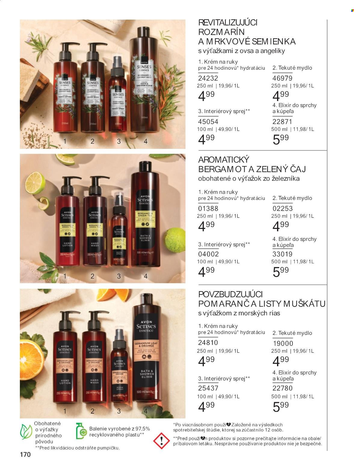 Leták Avon - 1.8.2025 - 31.8.2025. Strana 170