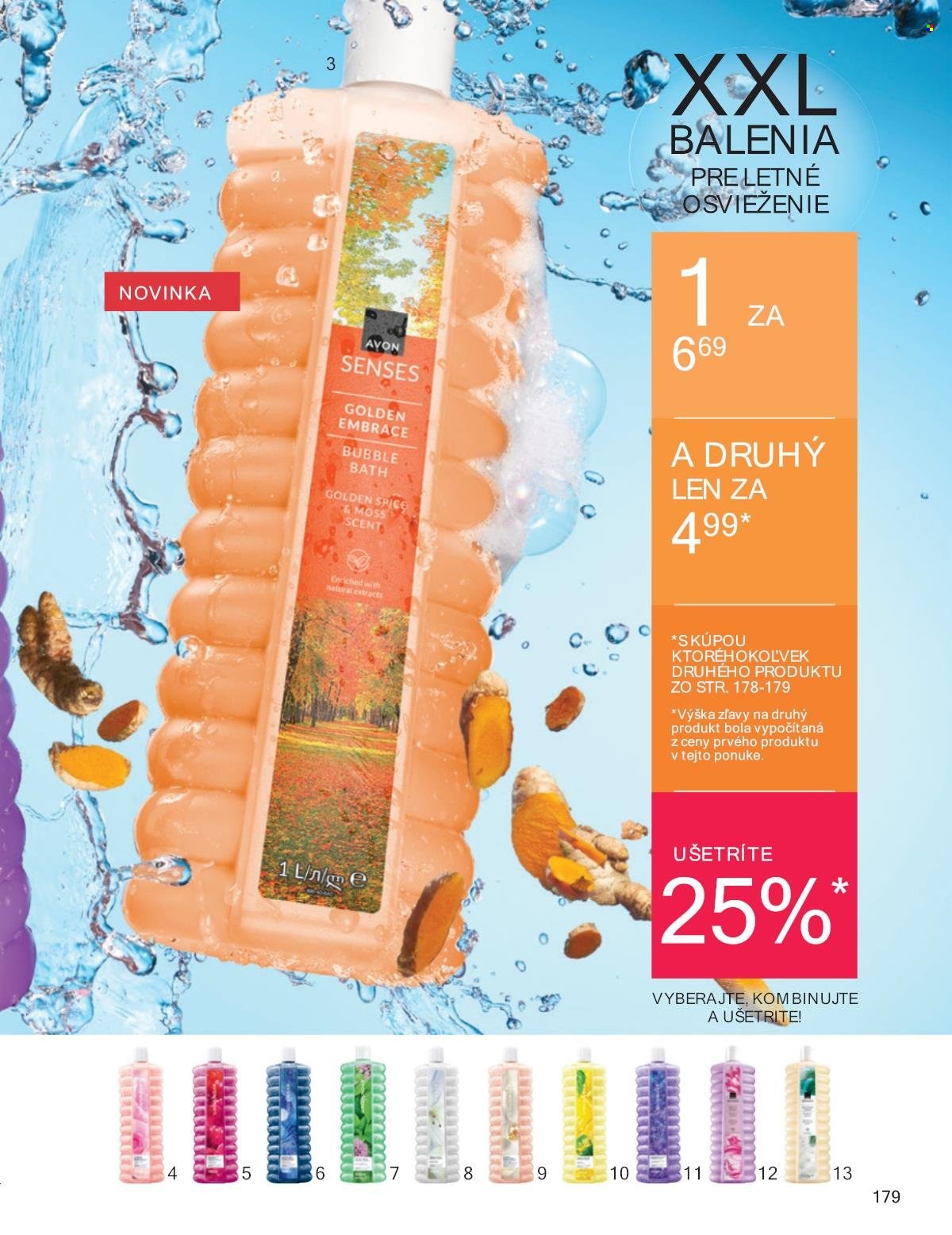 Leták Avon - 1.8.2025 - 31.8.2025. Strana 179