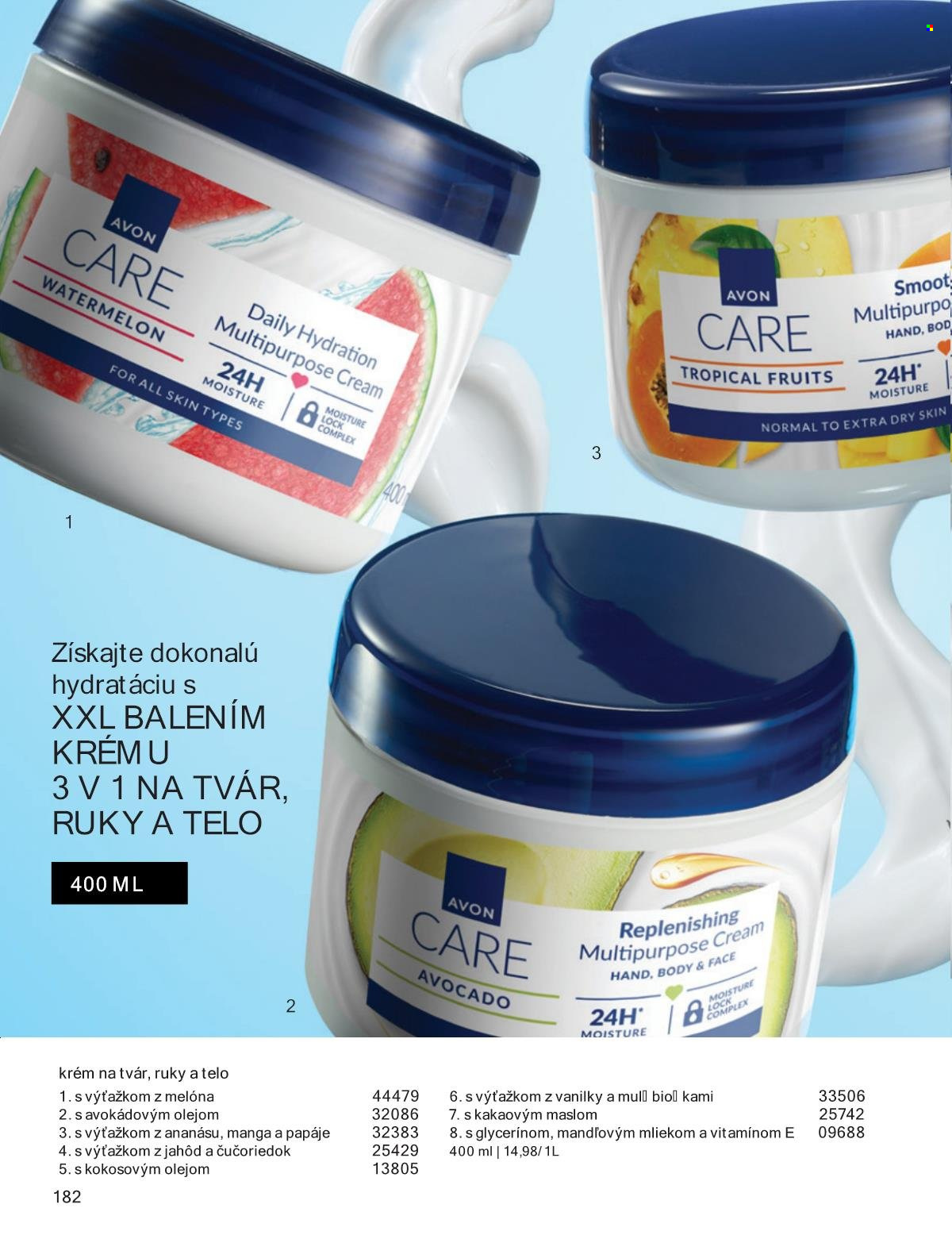 Leták Avon - 1.8.2025 - 31.8.2025. Strana 182