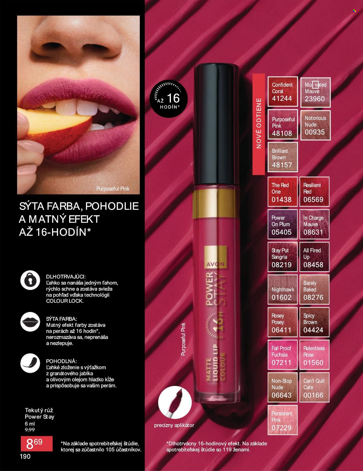 Leták Avon - 1.8.2025 - 31.8.2025. Strana 190