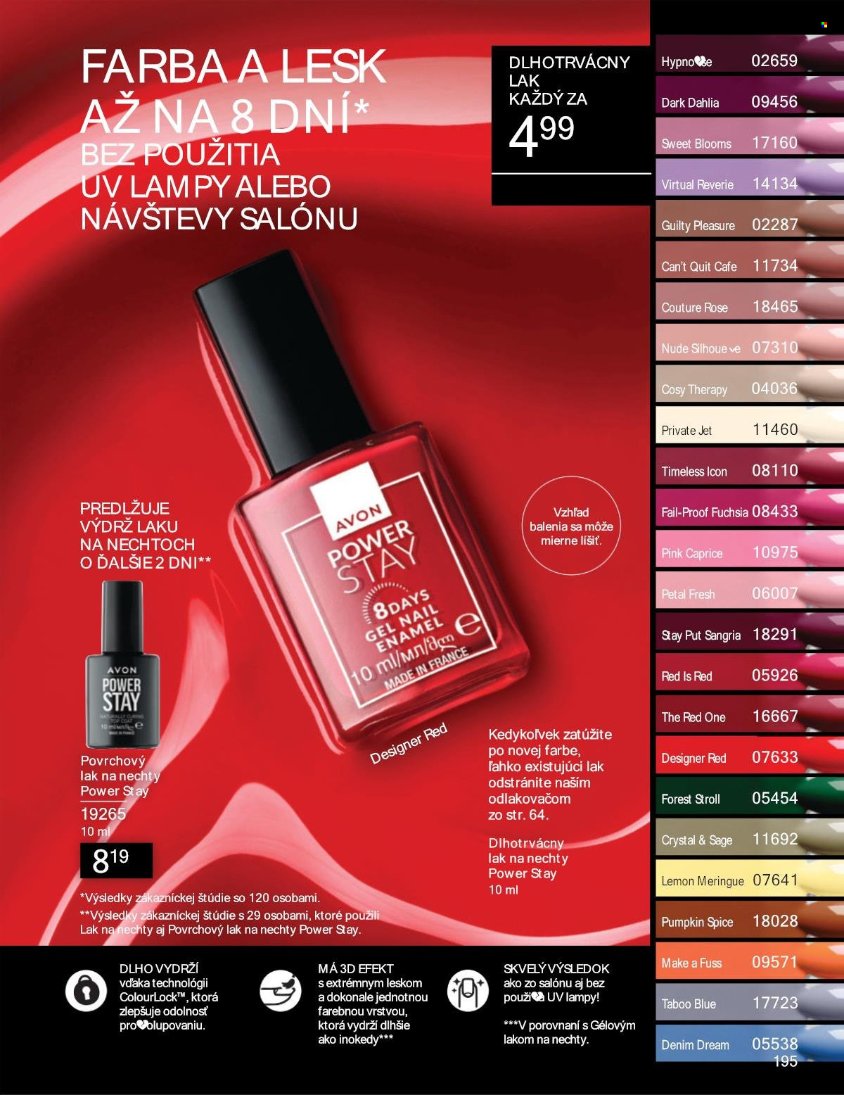 Leták Avon - 1.8.2025 - 31.8.2025. Strana 195
