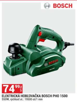 ELEKTRICKÁ HOBLOVAČKA BOSCH PHO 1500