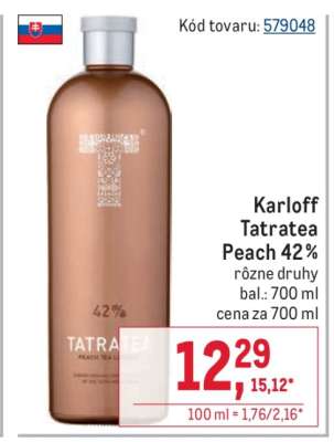 Karloff Tatratea Peach 42%