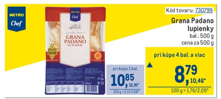 Grana Padano lupienky