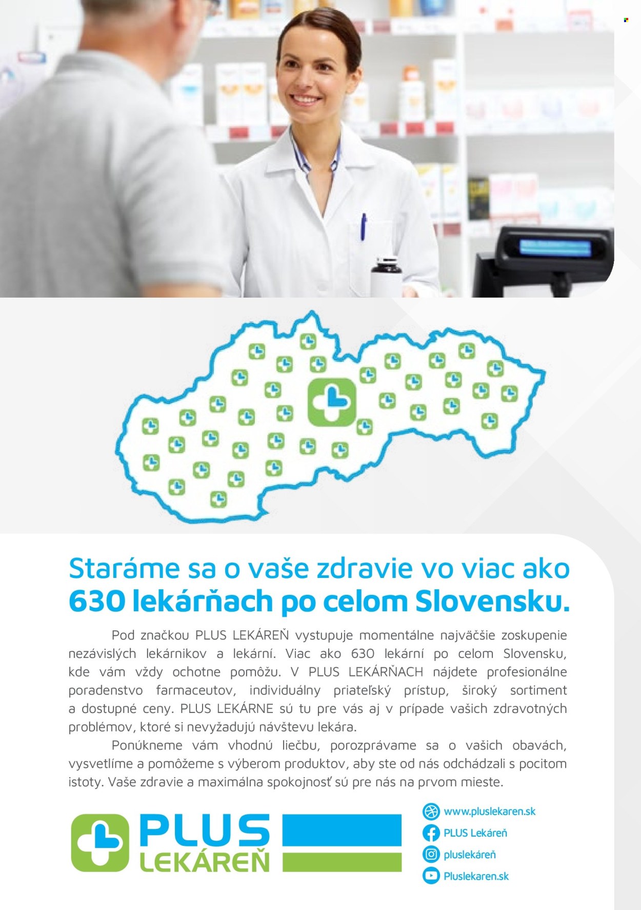 Leták Plus lekáreň. Strana 40