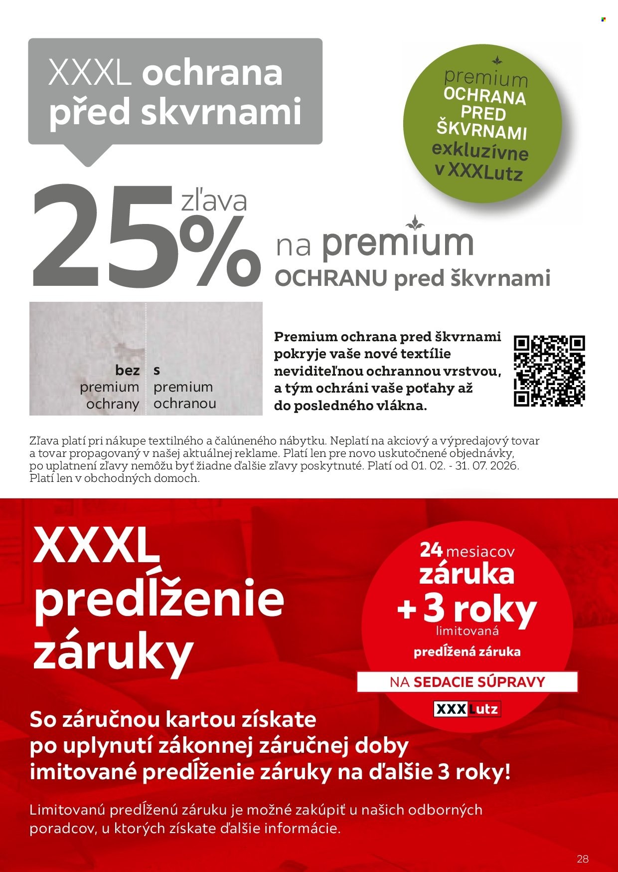 Leták XXXLutz - 1.2.2026 - 31.7.2026. Strana 28
