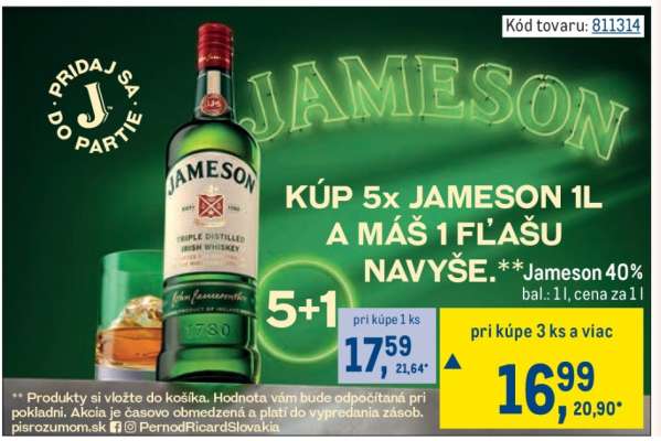 Jameson 40 %