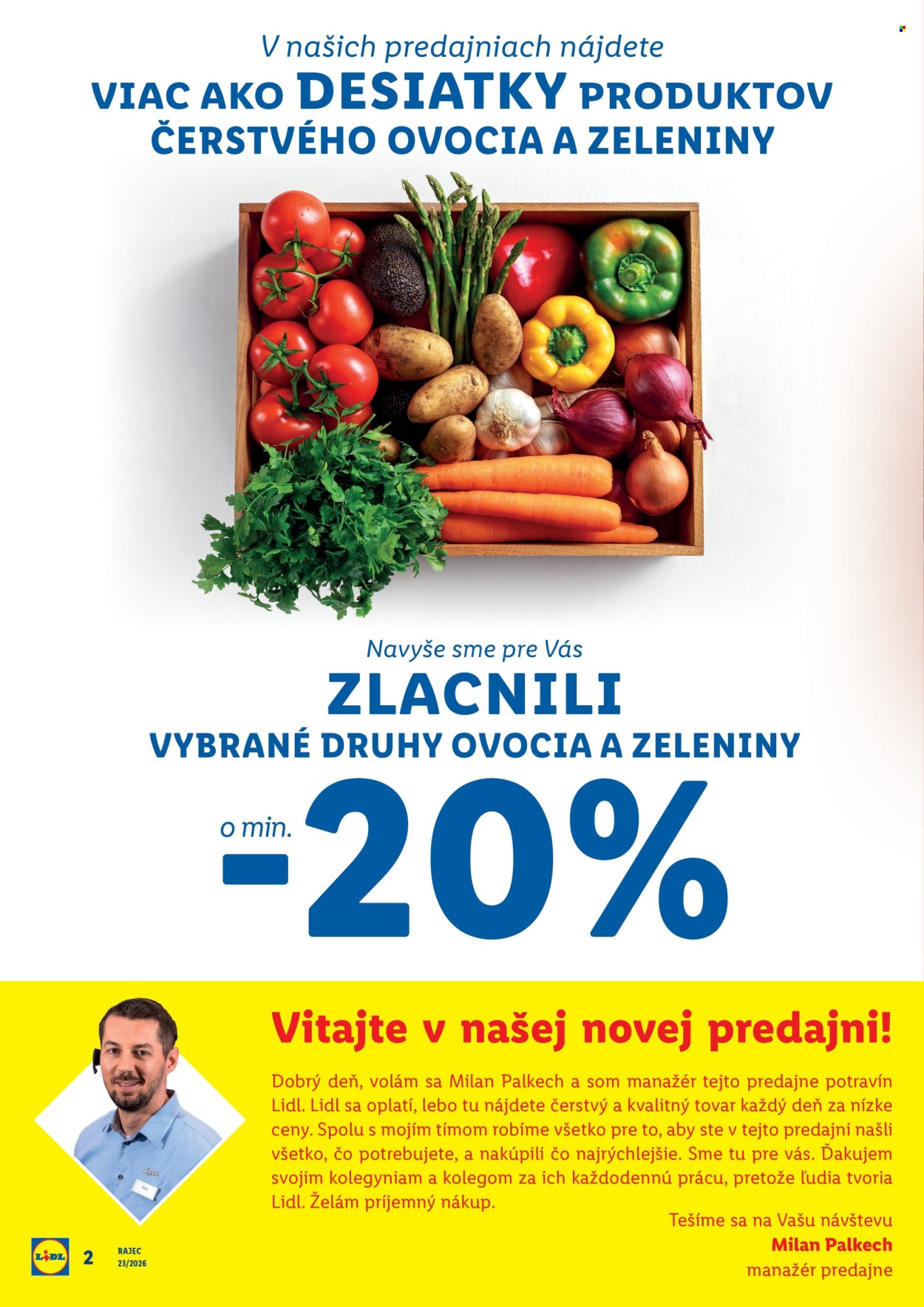 Leták Lidl - 1.6.2026 - 7.6.2026. Strana 2