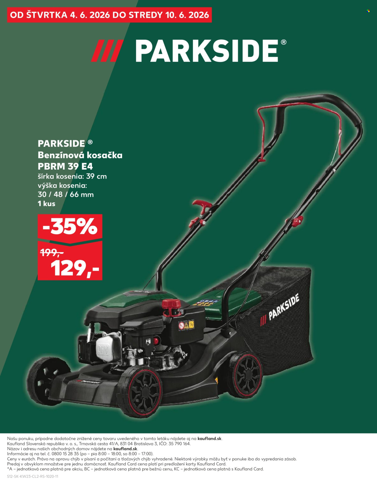 Leták Kaufland - 4.6.2026 - 10.6.2026. Strana 12