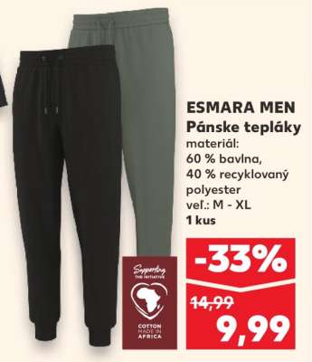 ESMARA MEN Pánske tepláky