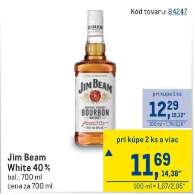 Jim Beam White 40 %