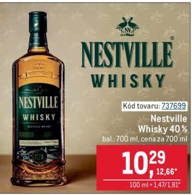Nestville Whisky 40 %