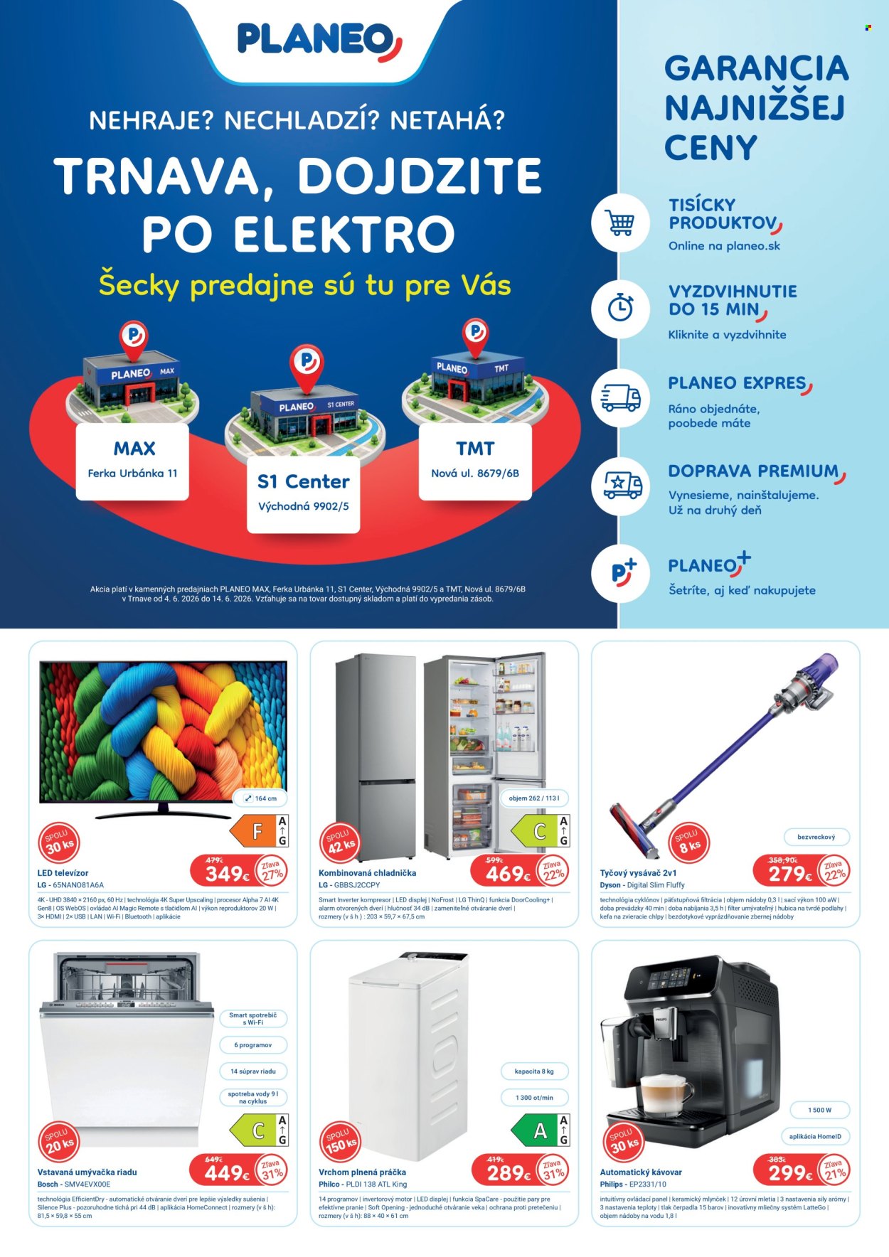 Leták PLANEO Elektro - 4.6.2026 - 14.6.2026. Strana 1