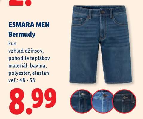 ESMARA MEN Bermudy