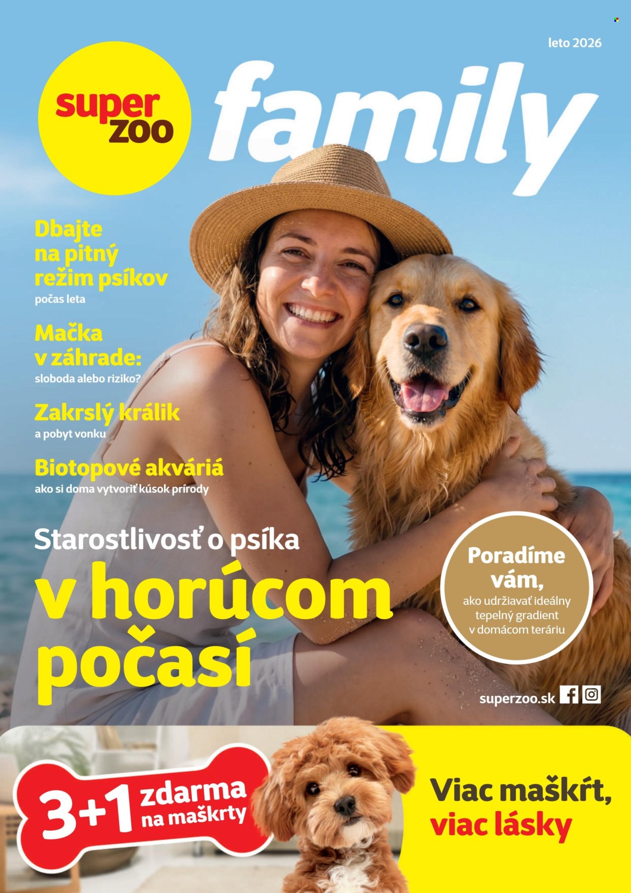 Leták SUPER ZOO. Strana 1