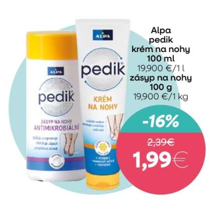 Alpa pedik krém na nohy
