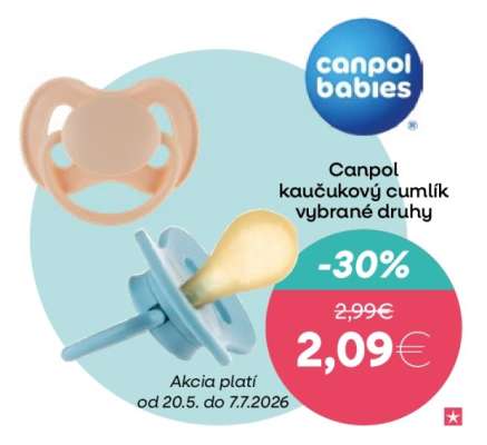 Canpol kaučukový cumlík