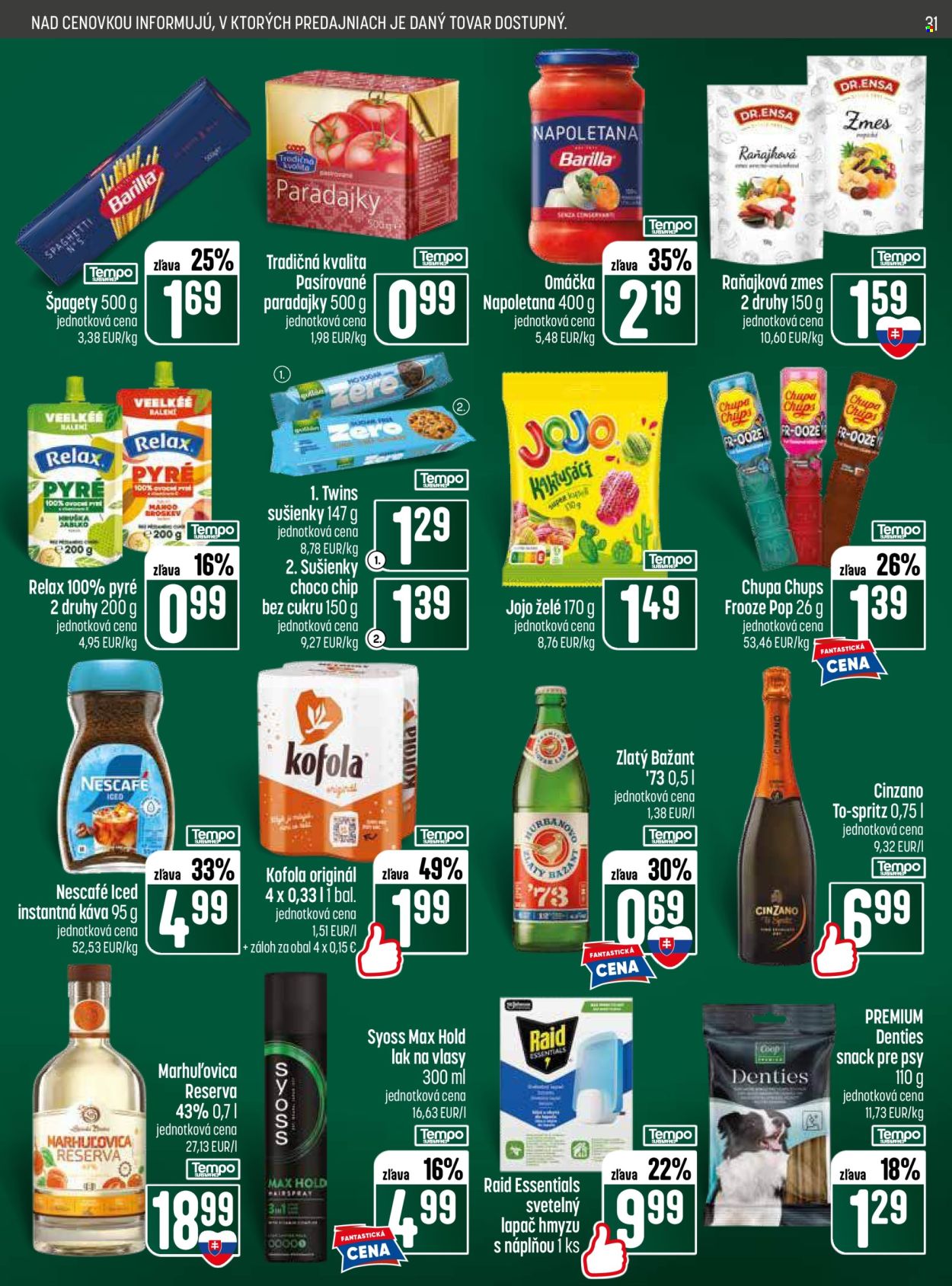 Leták COOP Jednota - 11.6.2026 - 17.6.2026. Strana 31