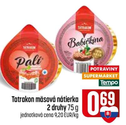 Tatrakon mäsová nátierka