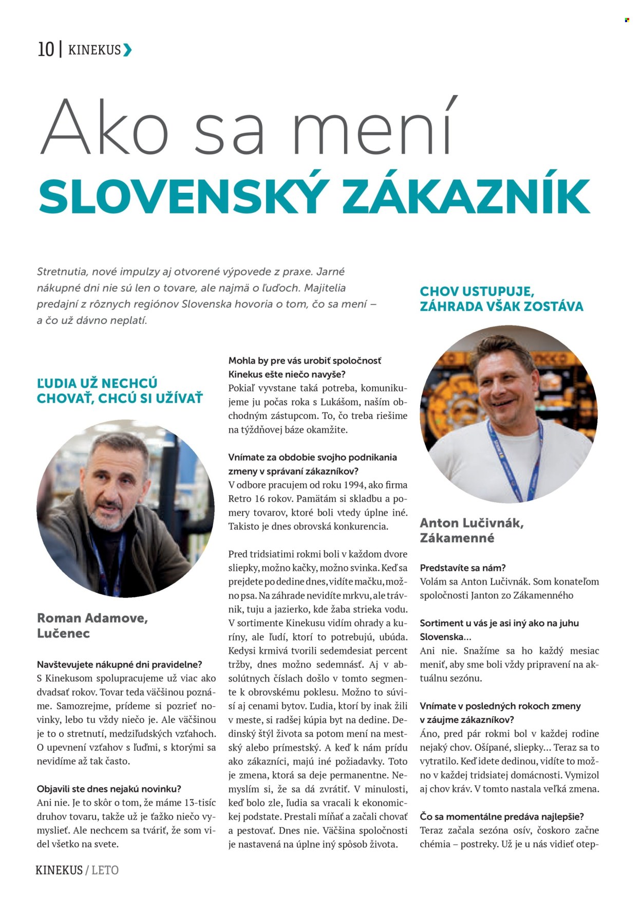 Leták Kinekus. Strana 10