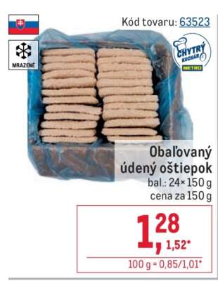 Obaľovaný údený oštiepok
