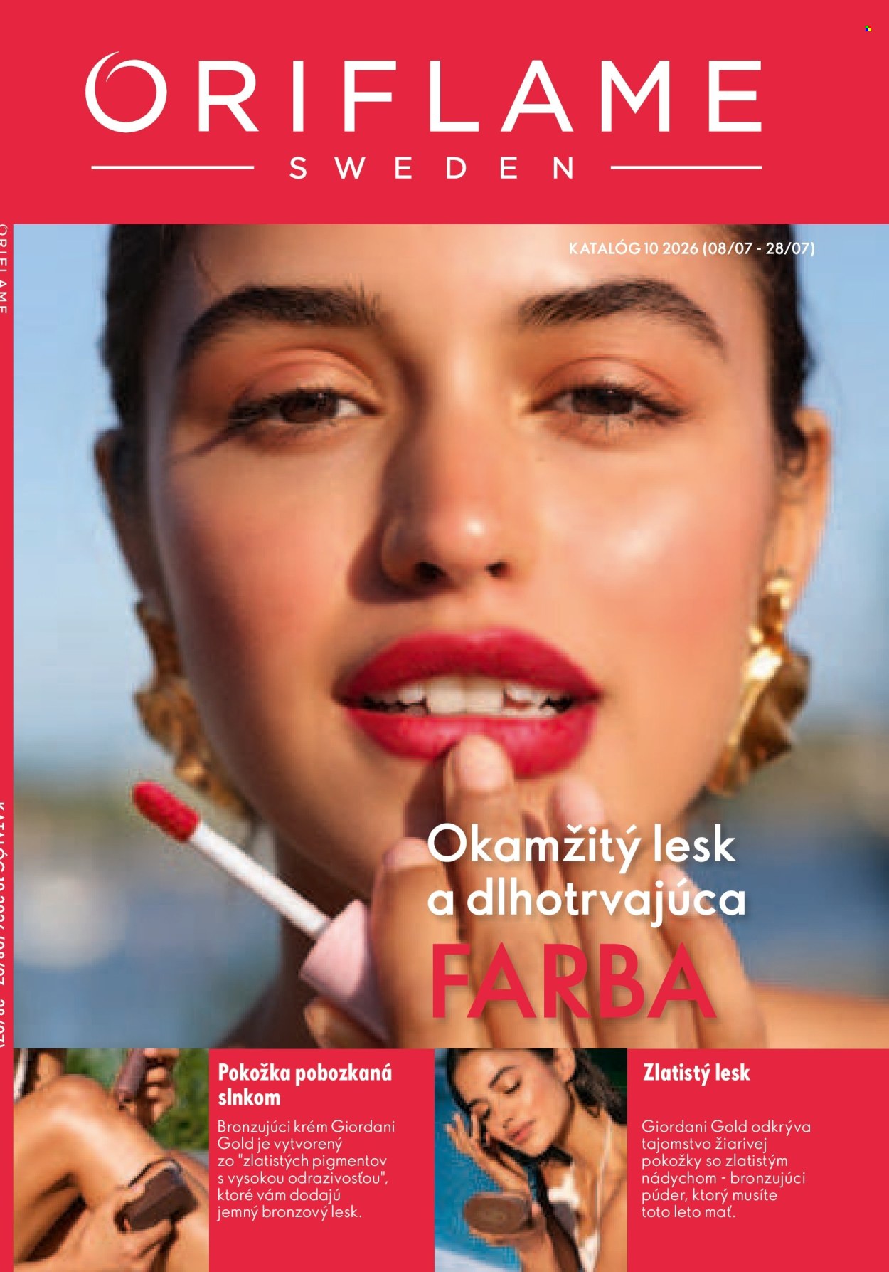 Leták Oriflame - 8.7.2026 - 28.7.2026. Strana 1