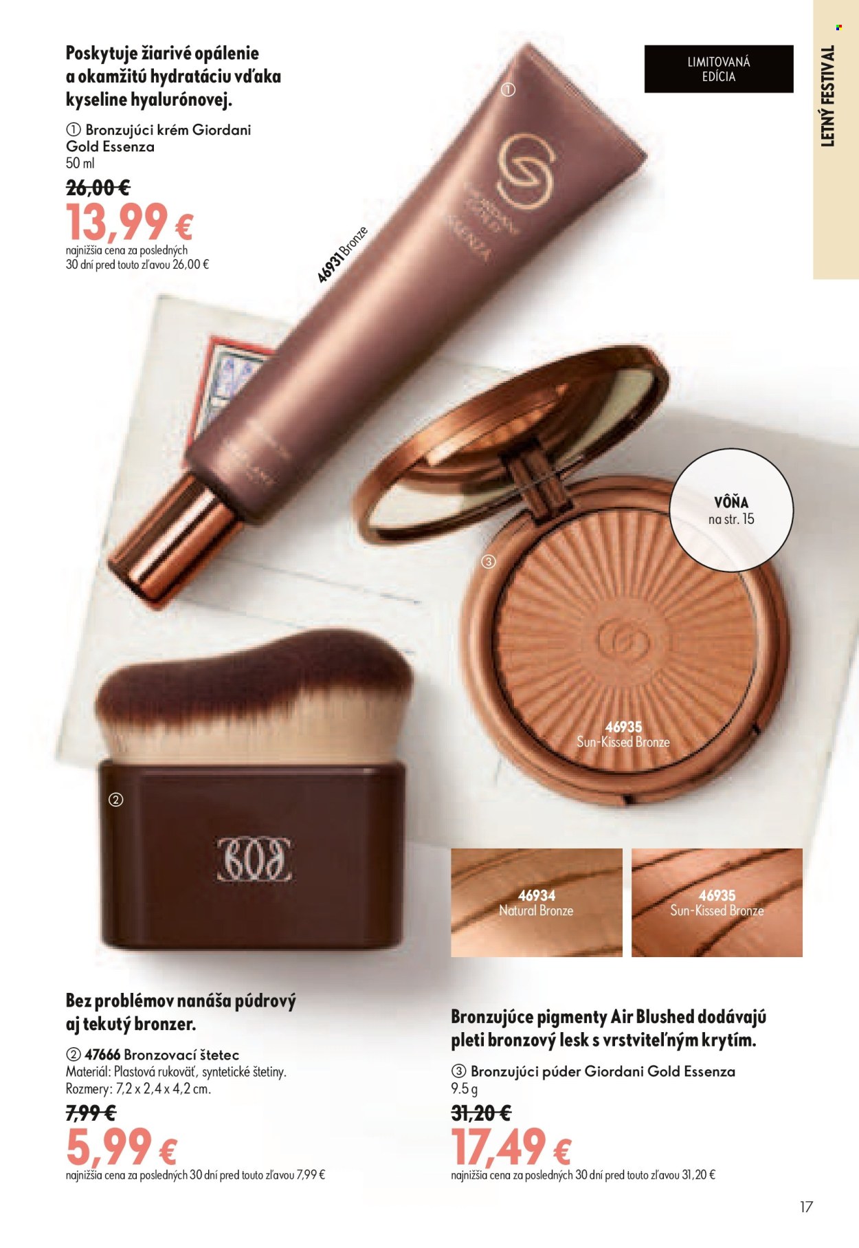 Leták Oriflame - 8.7.2026 - 28.7.2026. Strana 17