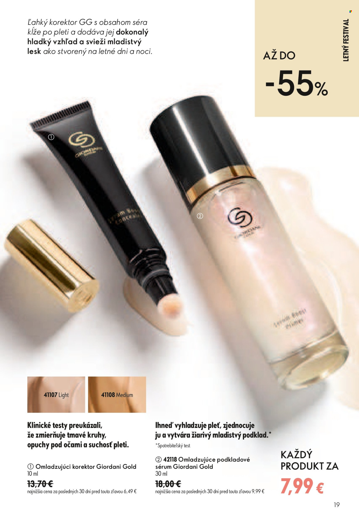 Leták Oriflame - 8.7.2026 - 28.7.2026. Strana 19