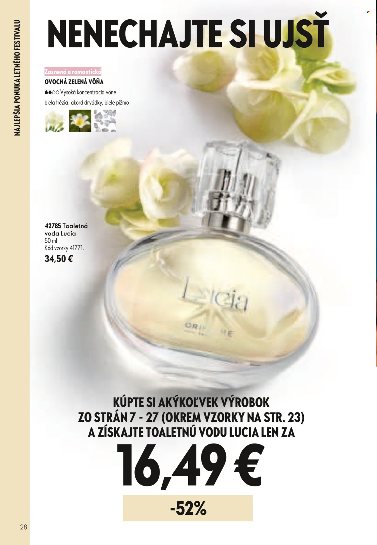 Leták Oriflame - 8.7.2026 - 28.7.2026. Strana 28