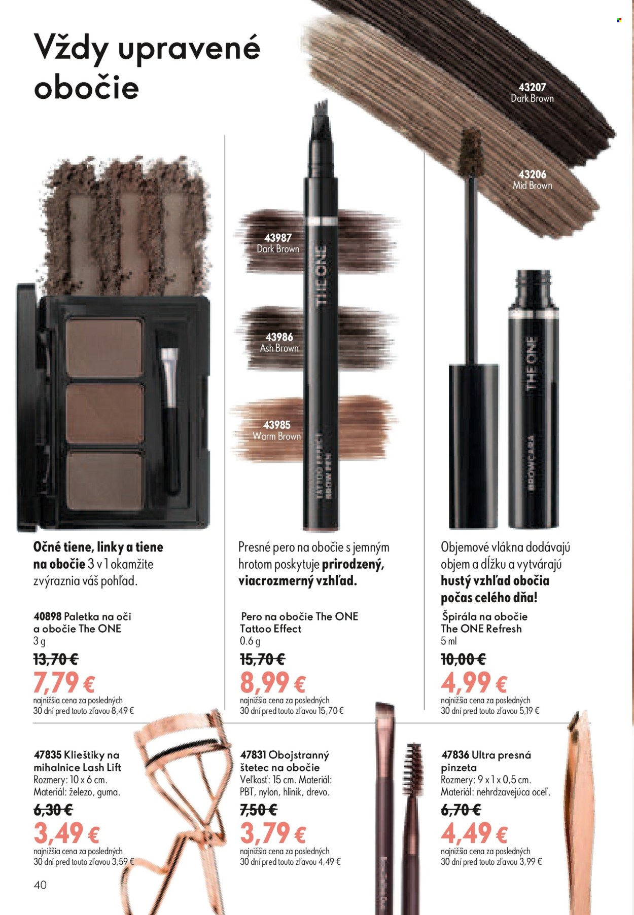 Leták Oriflame - 8.7.2026 - 28.7.2026. Strana 40