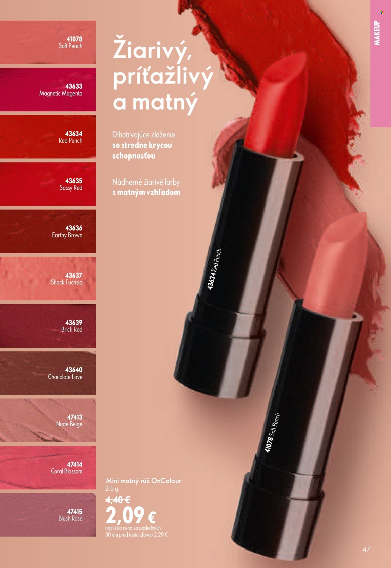 Leták Oriflame - 8.7.2026 - 28.7.2026. Strana 47