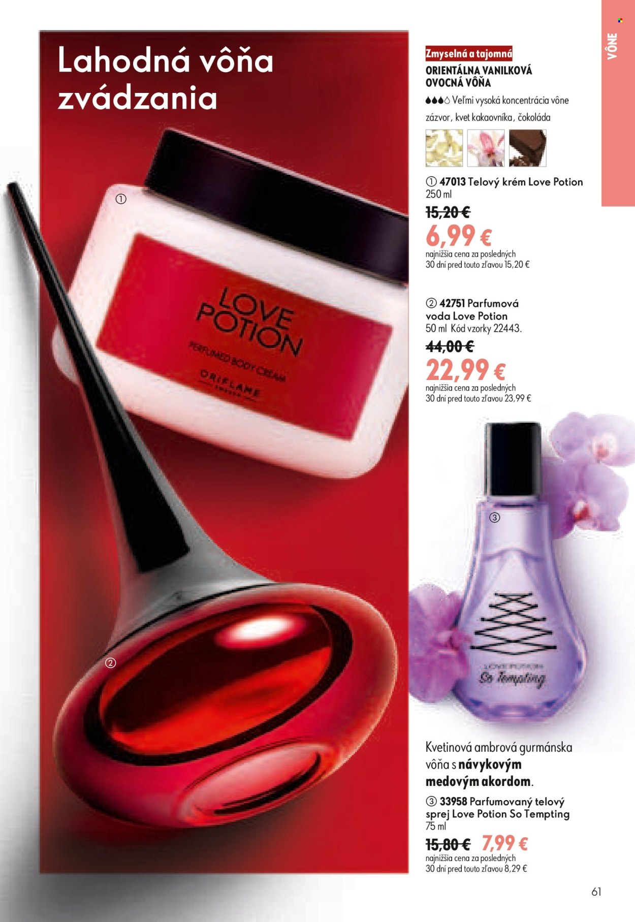Leták Oriflame - 8.7.2026 - 28.7.2026. Strana 61