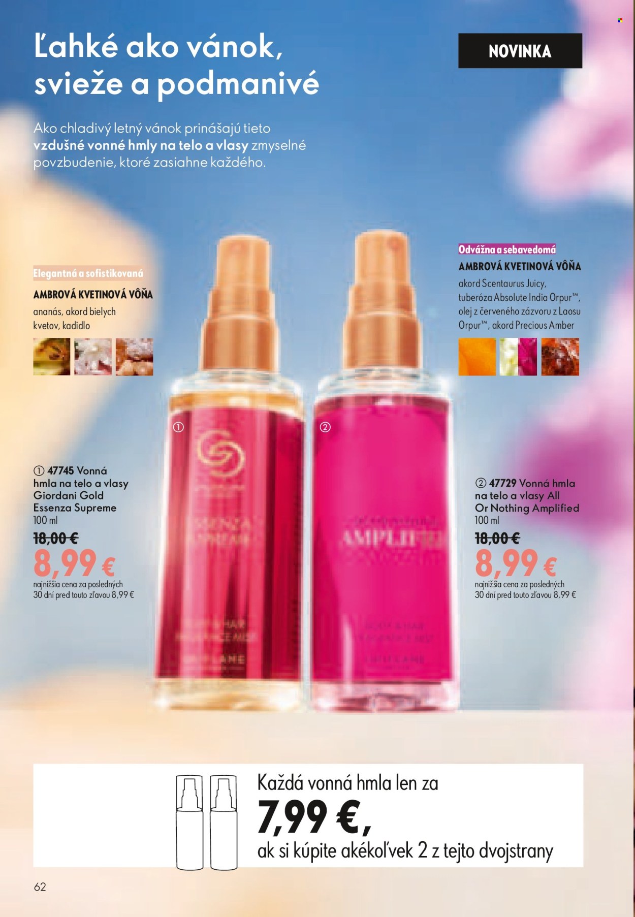 Leták Oriflame - 8.7.2026 - 28.7.2026. Strana 62