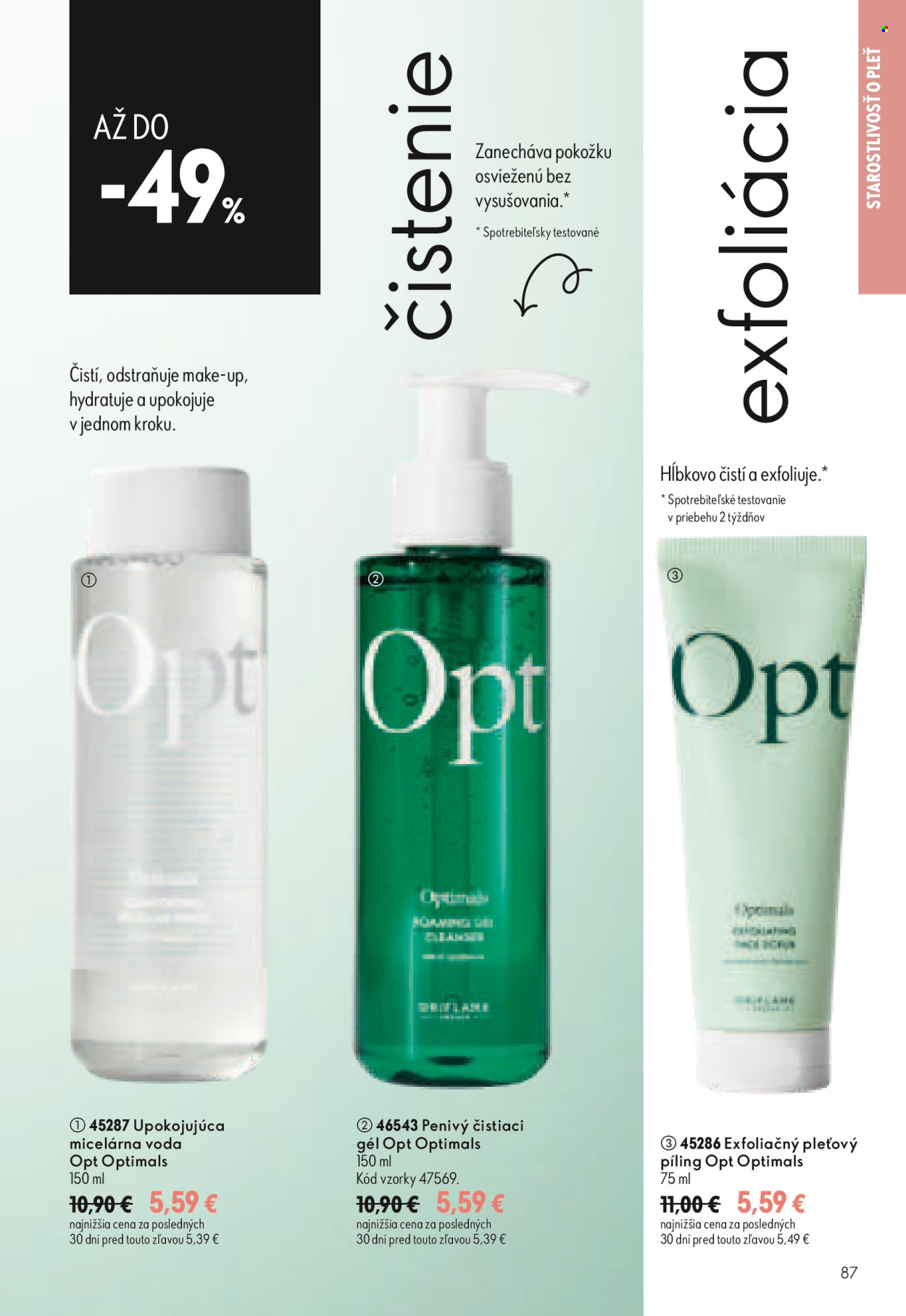 Leták Oriflame - 8.7.2026 - 28.7.2026. Strana 87
