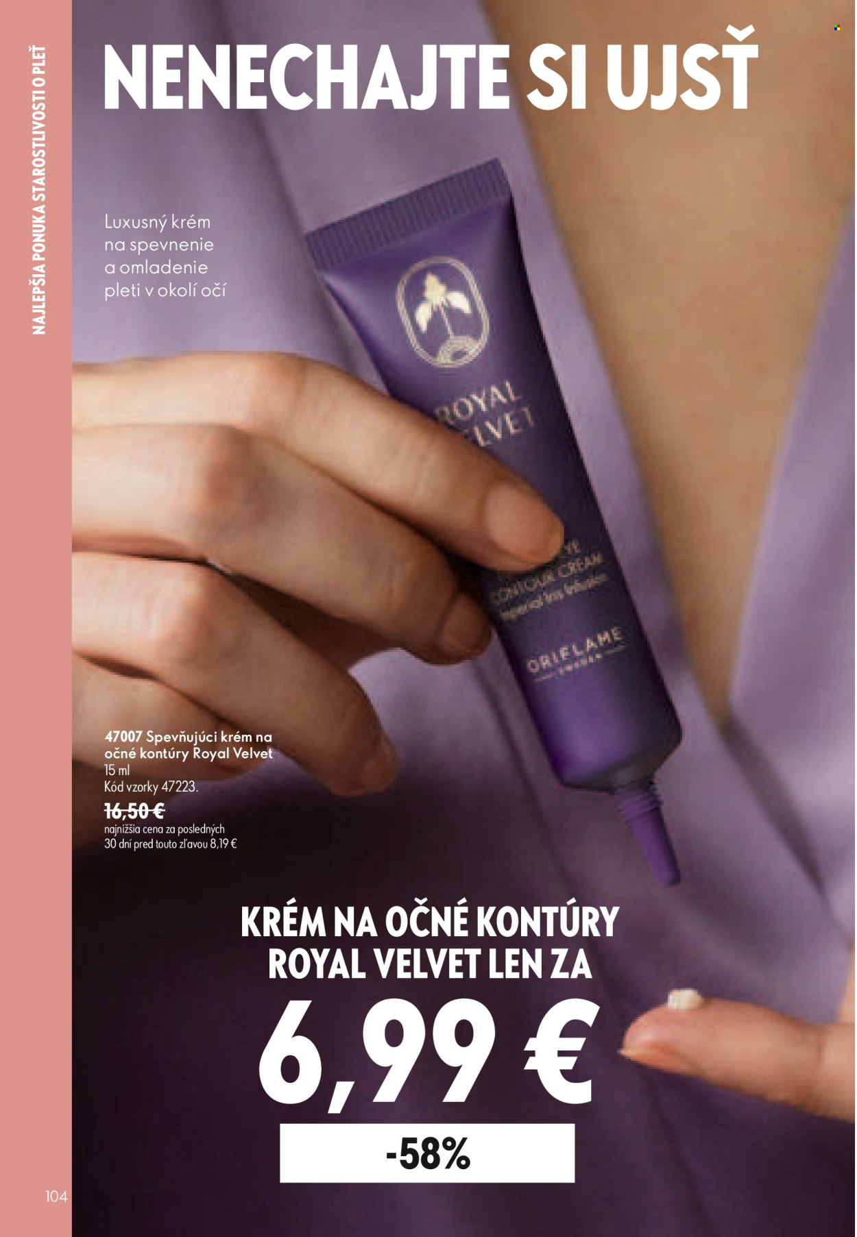 Leták Oriflame - 8.7.2026 - 28.7.2026. Strana 104